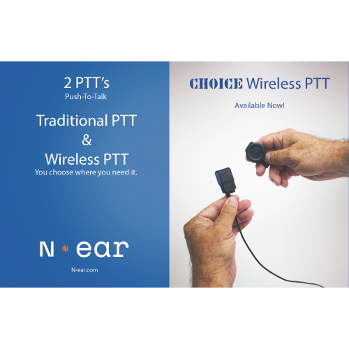 CHOICE™ PTT/Mic. (Tier 2) IP65, 3.5mm Audio Port, Wireless PTT Capable