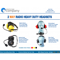 HEAVY DUTY HEADSETS - Branded (BP-3200)
