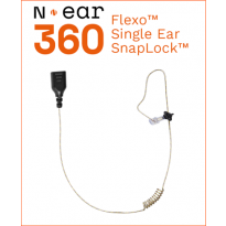 N•ear 360 Flexo™ Single Ear Earpiece, SnapLock connector (SL-360F)