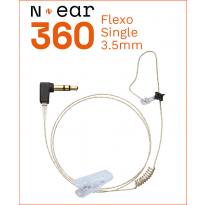 N-ear 360 Flexo earpiece - Coiled 22" cable - 3.5mm connector (RO-360F-22-3.5)