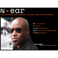 N-ear 360 Headshot White Highlight-  Non Branded (P-1600)