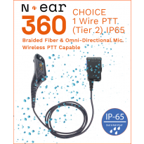 1 Wire CHOICE (Tier 2) PTT/Mic. 3.5mm Audio Port & Wireless PTT Capable (C+WPTT-V2)