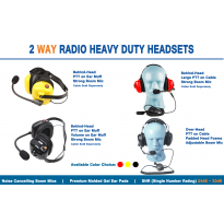 HEAVY DUTY HEADSETS - Non Branded (P-3200)