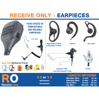 RECEIVE ONLY EARPIECES - Non Branded (P-1304)