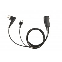 SnapLock Earpiece Base  - 1 Wire - 2 Lines Out Bottom of PTT (SL1WB)