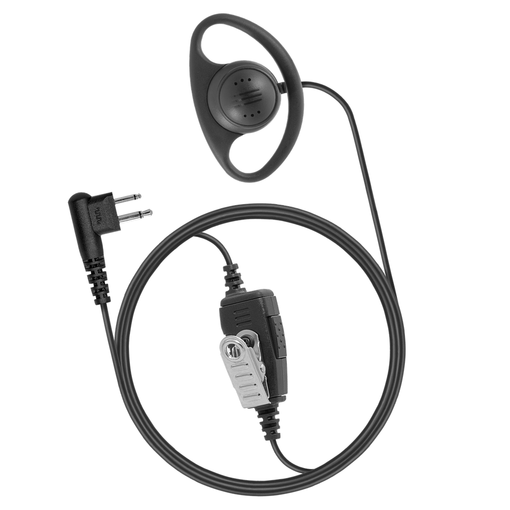 [DR1W-M12] 1-Wire D-Ring Earpiece (Motorola - M12)