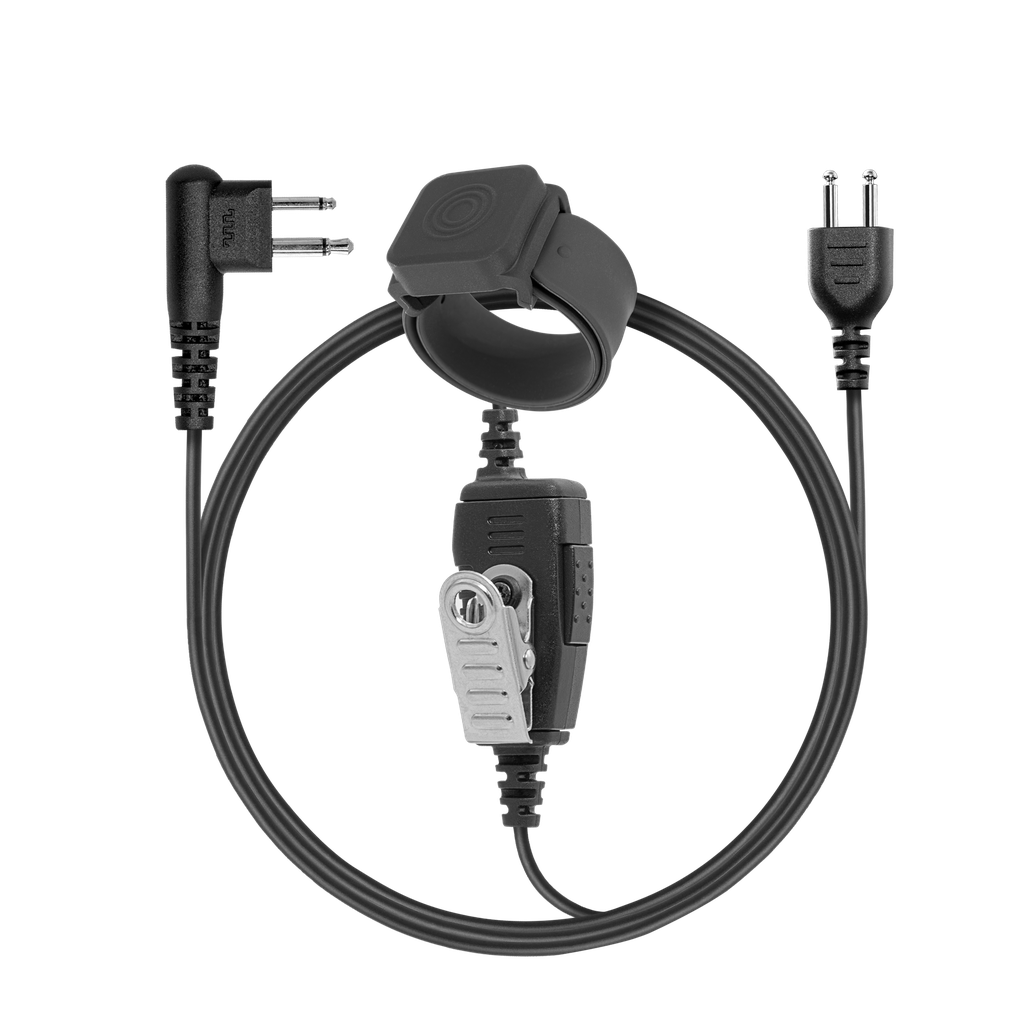 [SL1W-TF-M12] 1-Wire Touch-Free SnapLock Earpiece Base with Wristband (Motorola - M12)