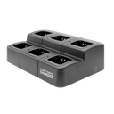 6 Bank Suare Charger, B-Cup, for Kenwood NX & VP Series Radios & Batteries