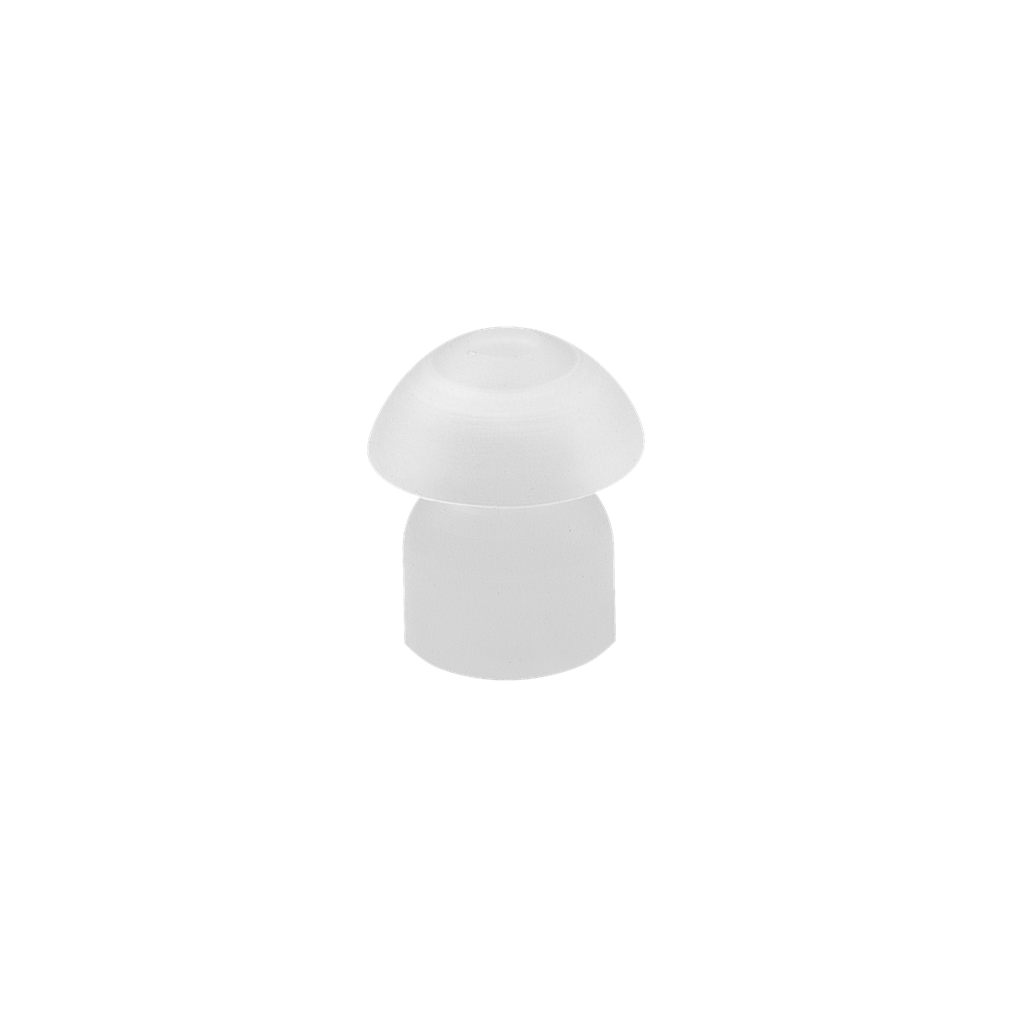 [ETIP-C100 (ECO)] Clear Ear Tips for Acoustic Tube Earpiece - 100-1,000 per Pack - ECO Line (100)