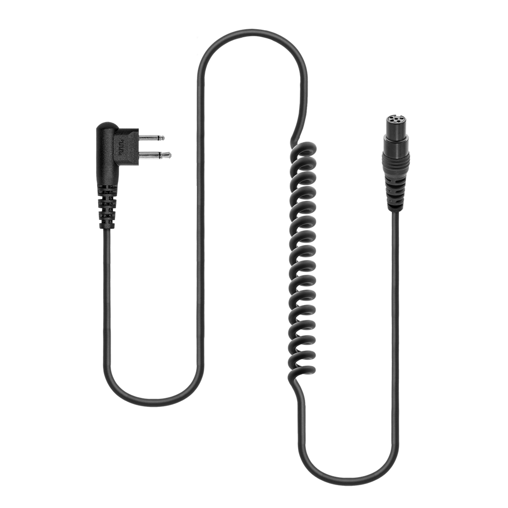 [HS4-CAB-M12] Detachable Coil Cable for HS2, HS4 & HS8 Headsets (Motorola - M12)