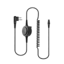 Detachable Coil Cable with Inline PTT for HS1, HS3, HS3G, HS5, HS7 & HS9 Headsets - David Clark Pinout