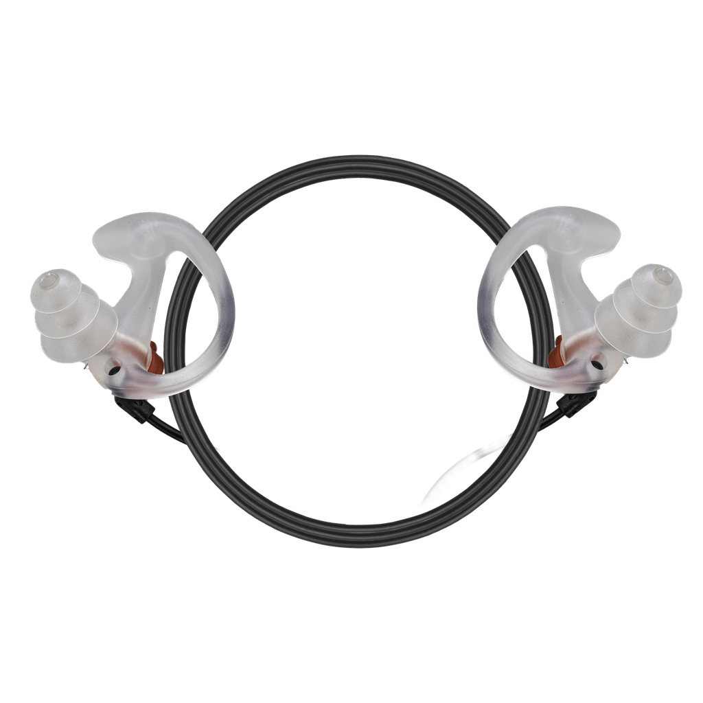 [EFINR-SET-S] Noise Reduction Ear Fin Tips for Acoustic Tube, Small, Medium, or Large - Pair (Small Eartip)