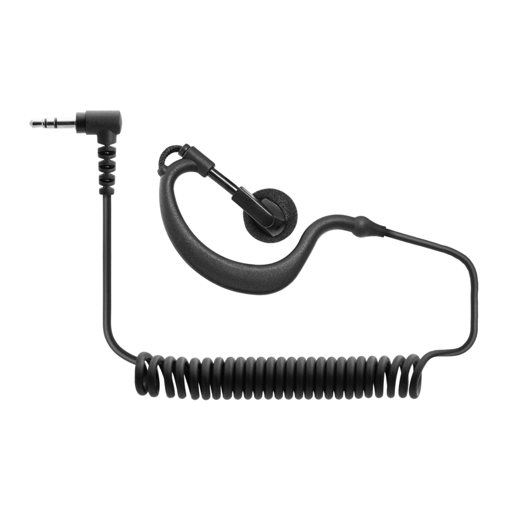 [EHROC15-3.5] Receive-Only Ear Hook (3.5mm, 6 Inch Length)