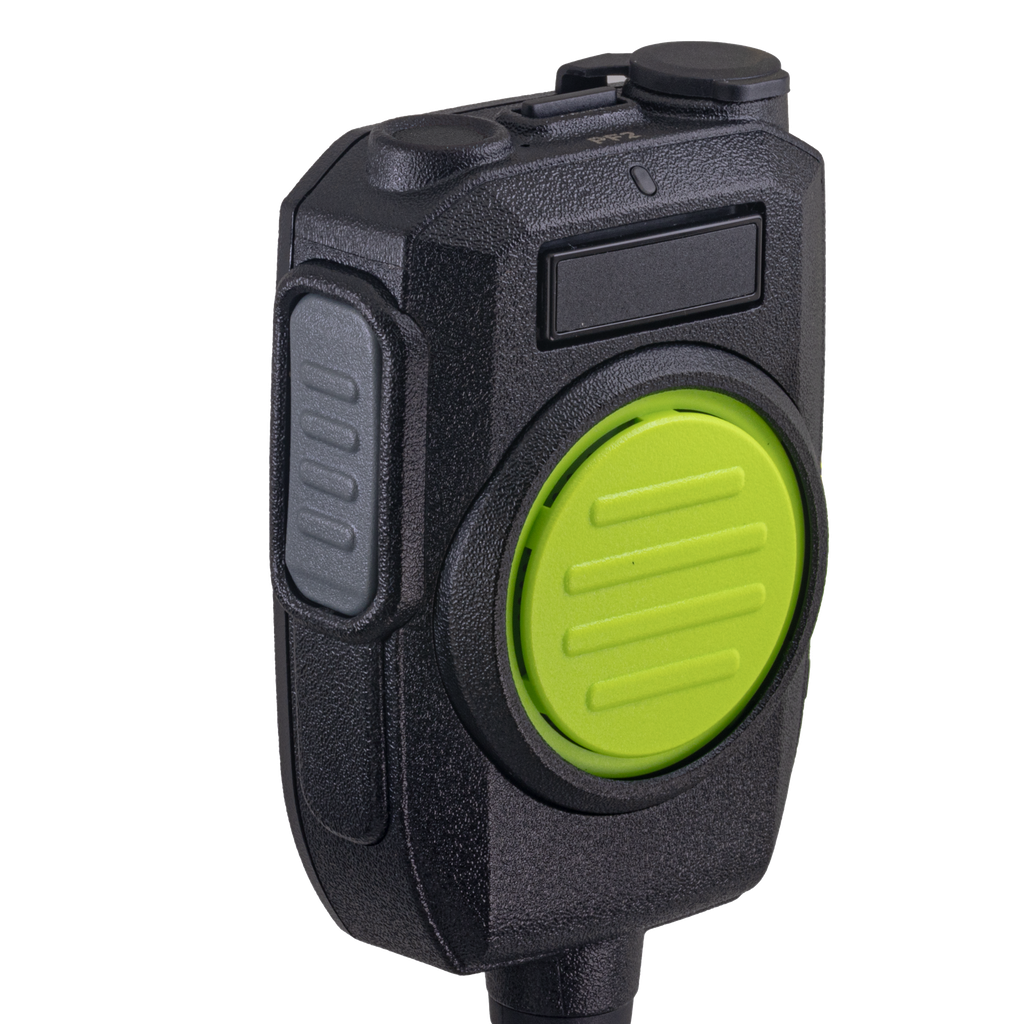 Speaker Microphone 8 Black w Green PTT