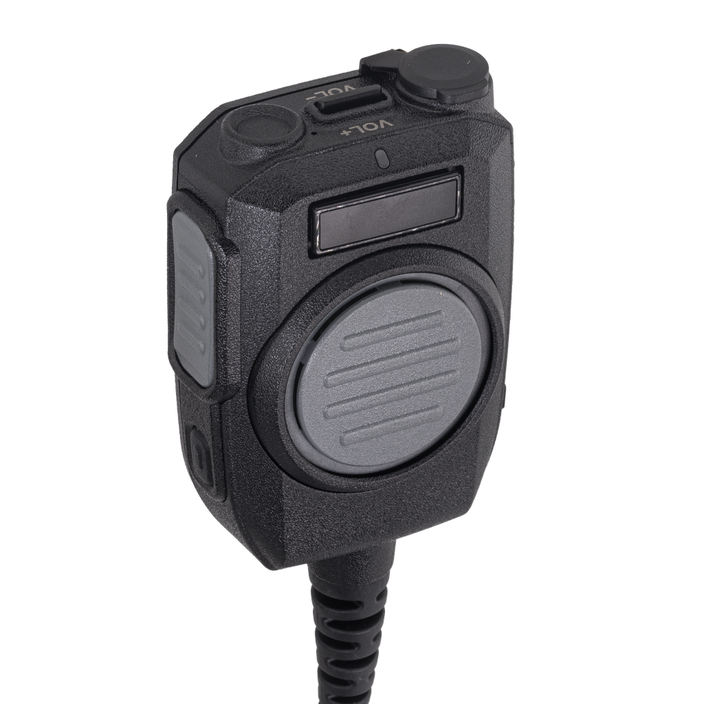 Speaker Microphone 8 Black with Grey PTT - IP67, Noise Canceling - M15