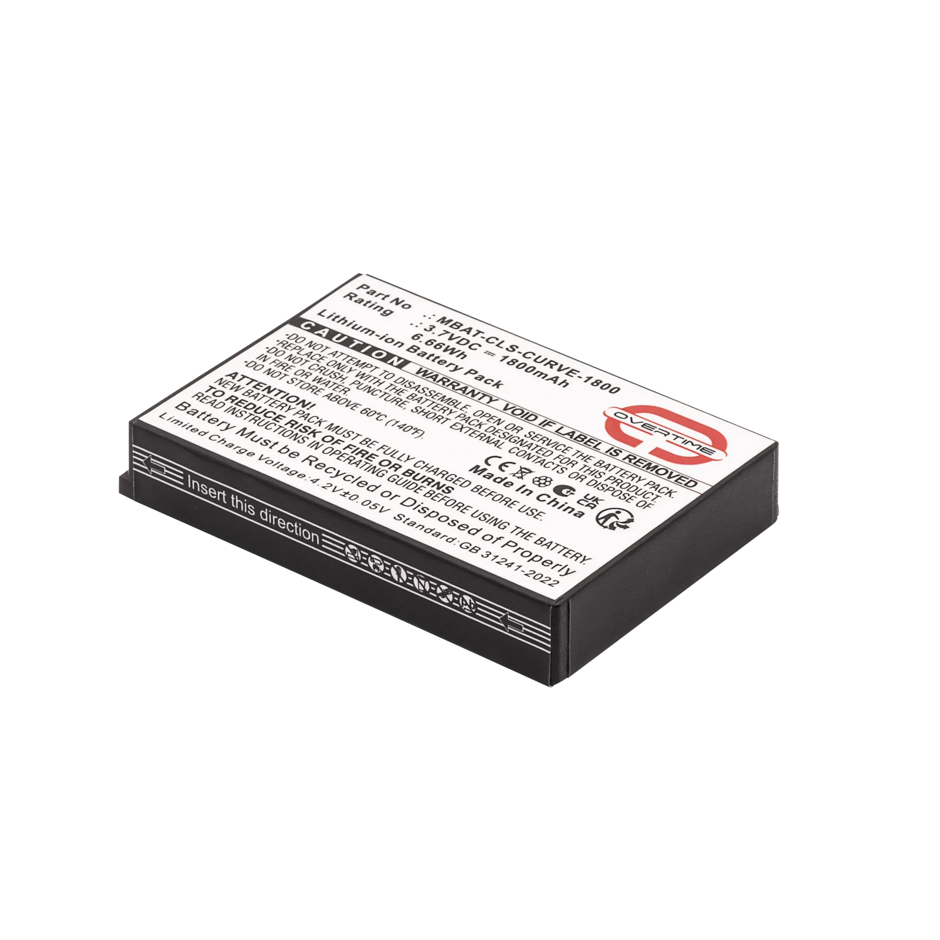 Li-Ion Battery for Motorola CLS & Curve, 1800mAh