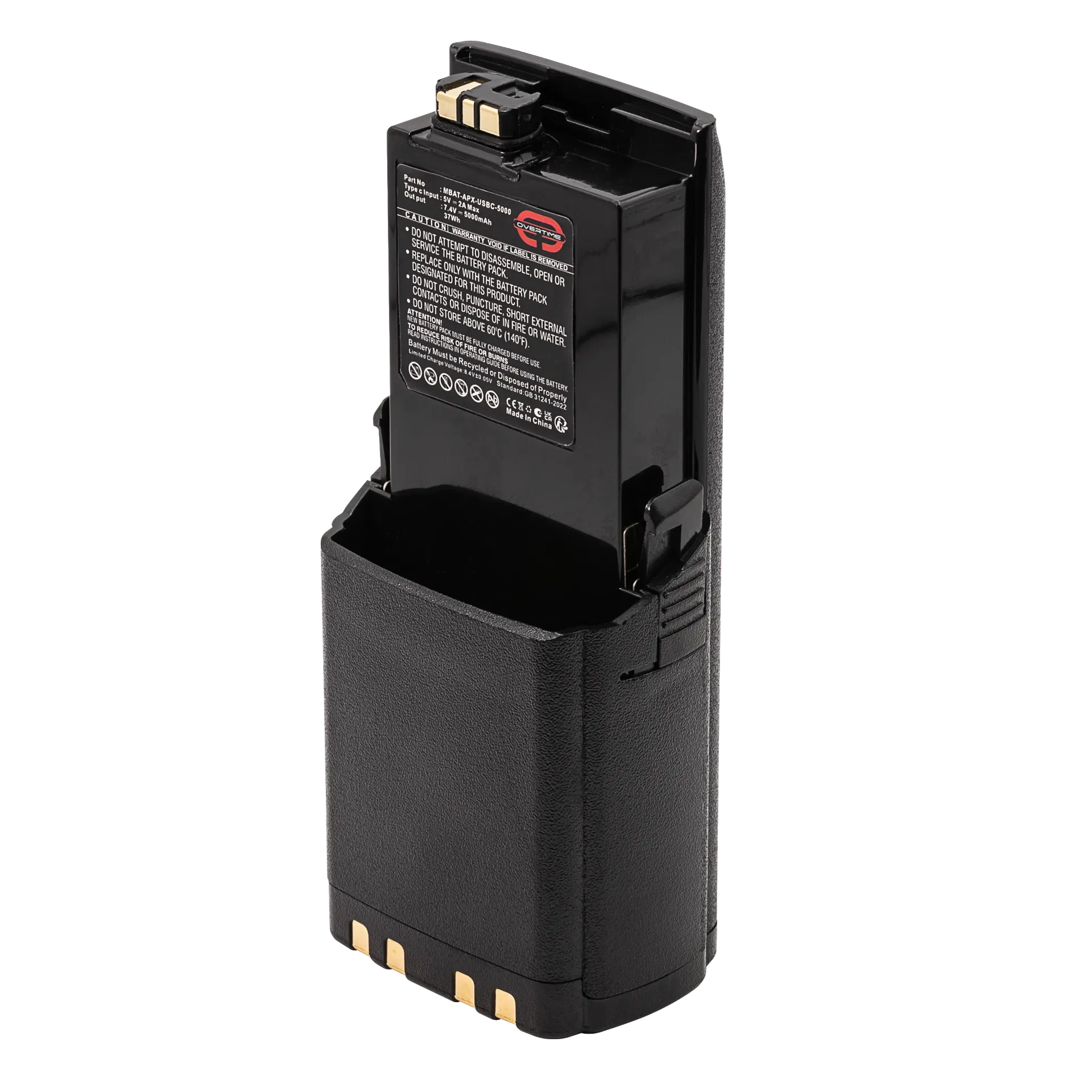 Li-Ion Battery for Motorola APX Radios, 5000mAh, USBC
