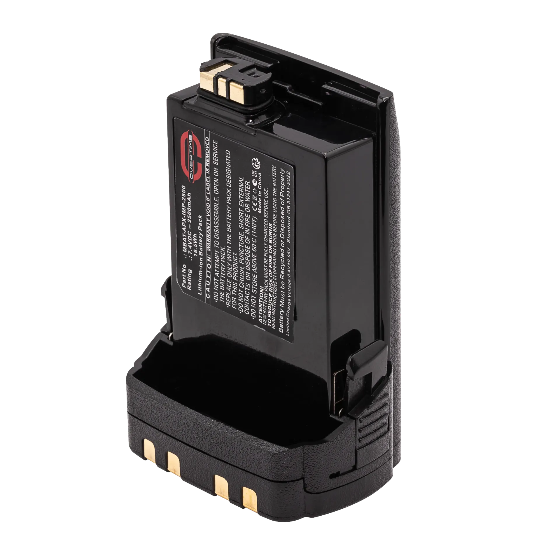 Li-Ion Battery for Motorola APX Radios, 2500mAh, Smart