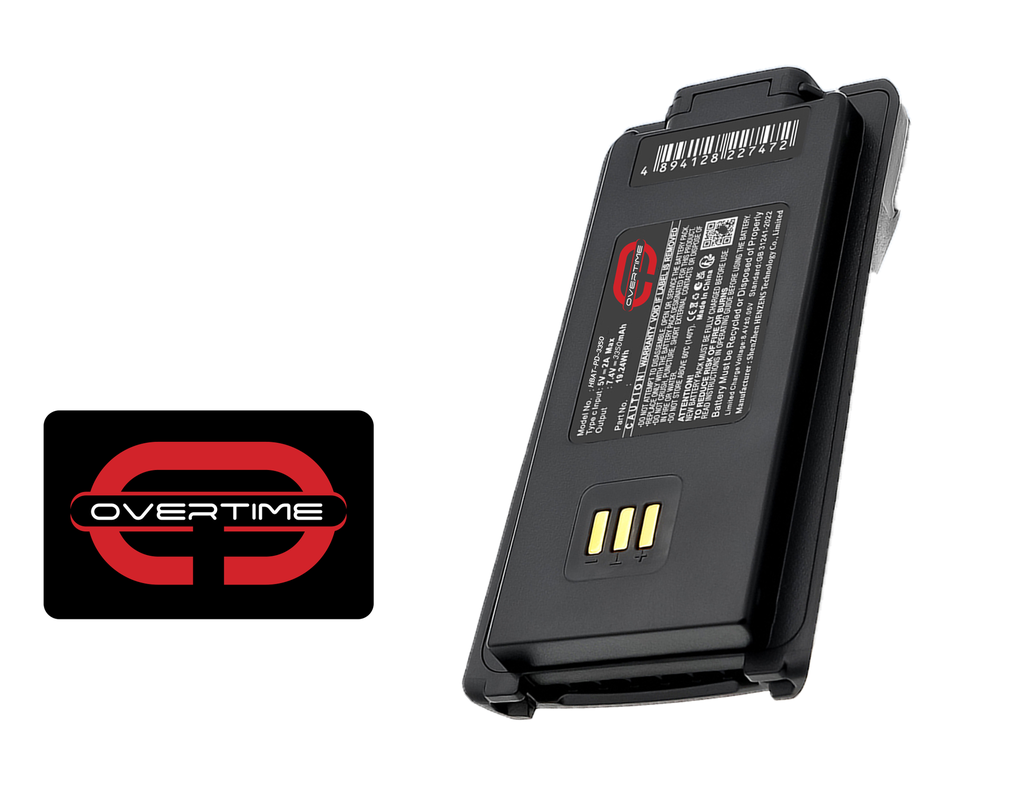 Li-Ion Battery for Hytera PD4, 5, & 6 Series Radios, 3500mAh