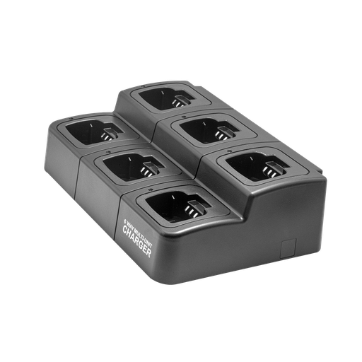 [CH6BSK45L] 6-Unit Rapid Charger - Kenwood: KNB-45L Batteries