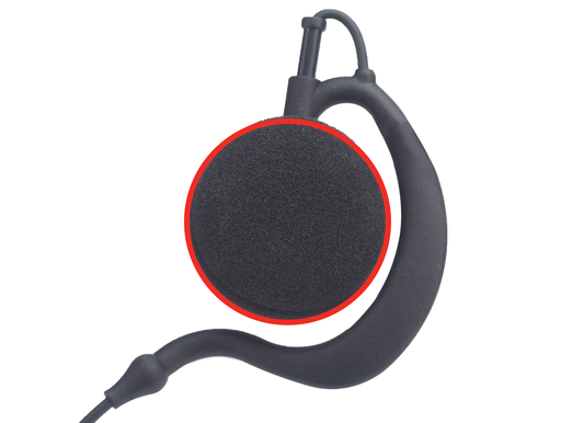 [HSLG-EPAD-10] Ear Hook Large Earpiece Pad - 10 Pack