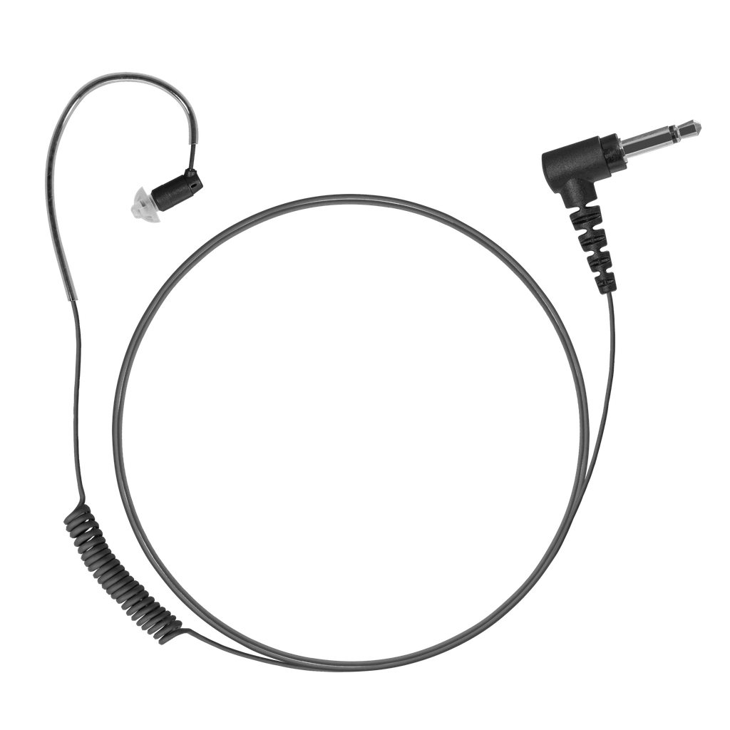 MicroSlide Black - HDIE Receive-Only Radio Earpiece | National 2Way