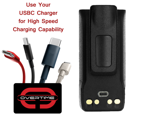 [MBAT-R7-USBC-5000] Li-Ion Battery for Motorola R7 Radios, 5000mAh, USBC